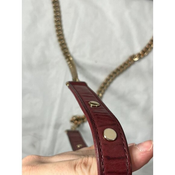 Red Rebecca Minkoff Burgundy M.A.C. Crossbody Bag - Picture 15 of 16